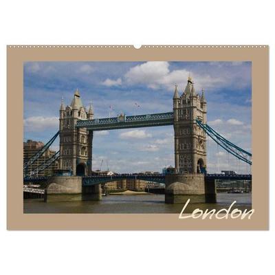London (Wandkalender 2027 DIN A2 quer), CALVENDO Monatskalender