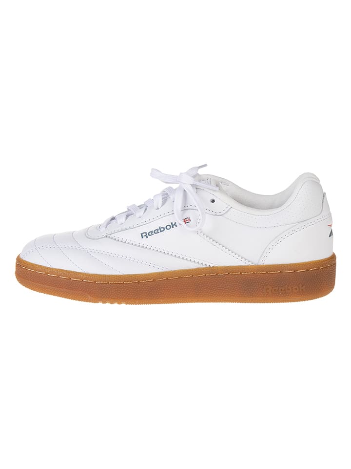 Reebok Leder-Sneakers "Club C Terrace" in Weiß - 37,5