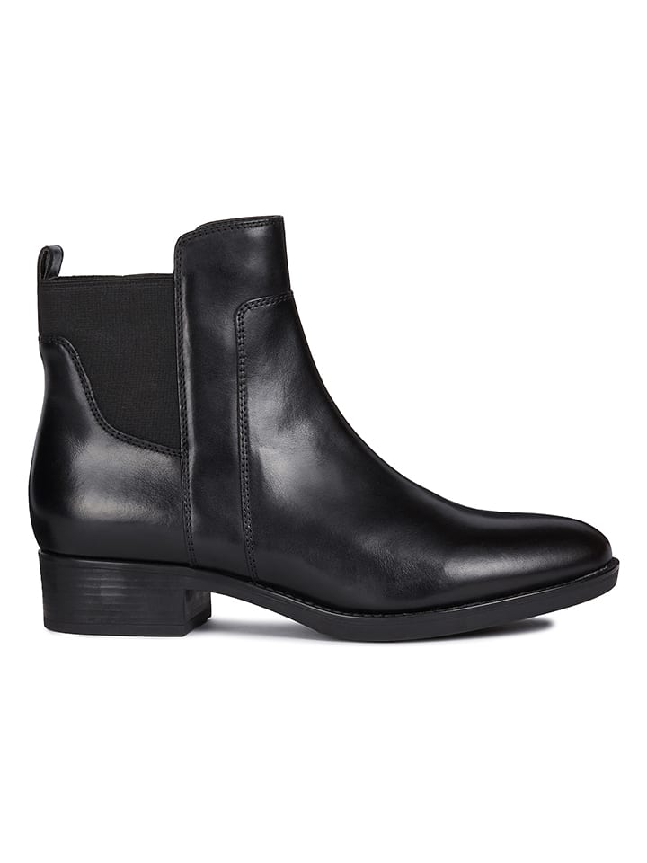 Geox Leder-Boots "Felicity" in Schwarz - 39