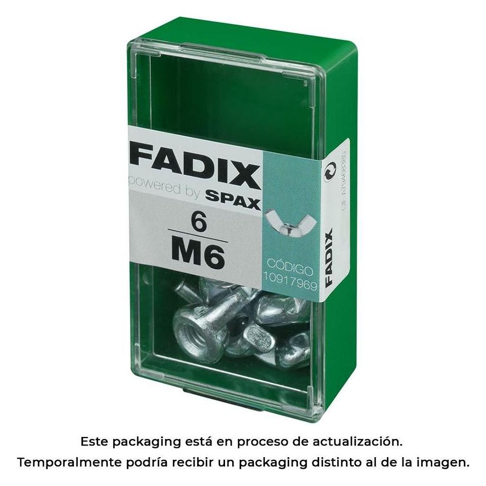 Fadix Box s 6 unit. zinc butterfly nut m 6 (49436146)