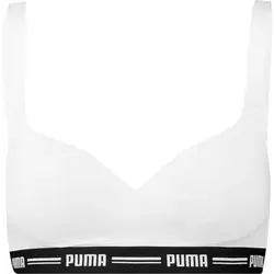 PUMA Equipment - Sport-BHs Padded Top Sport-BH Damen, Größe XS in Weiß Weiß