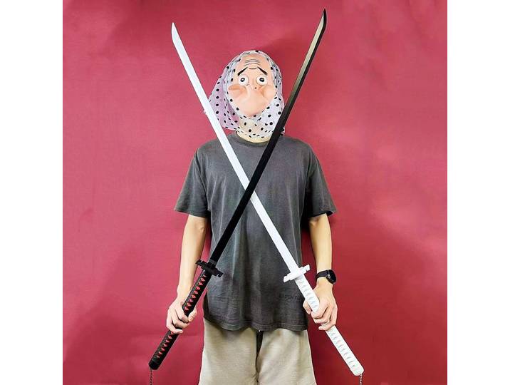 55 pouces eau de javel Katana Kurosaki Ichigo épée Anime Cosplay accessoire en bois Ninja couteau taille réelle japonais Katana samouraï sabre jouet