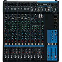 Yamaha MG16 (Studio- und Livemixer), Mischpult, Schwarz
