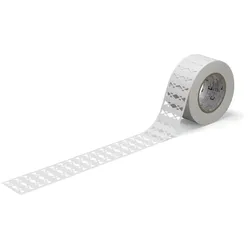 Wago 211-135 Kabelbündelmarkierer,für TP-Drucker,für die Verwendung mit Kabelbindern,weiß 211135