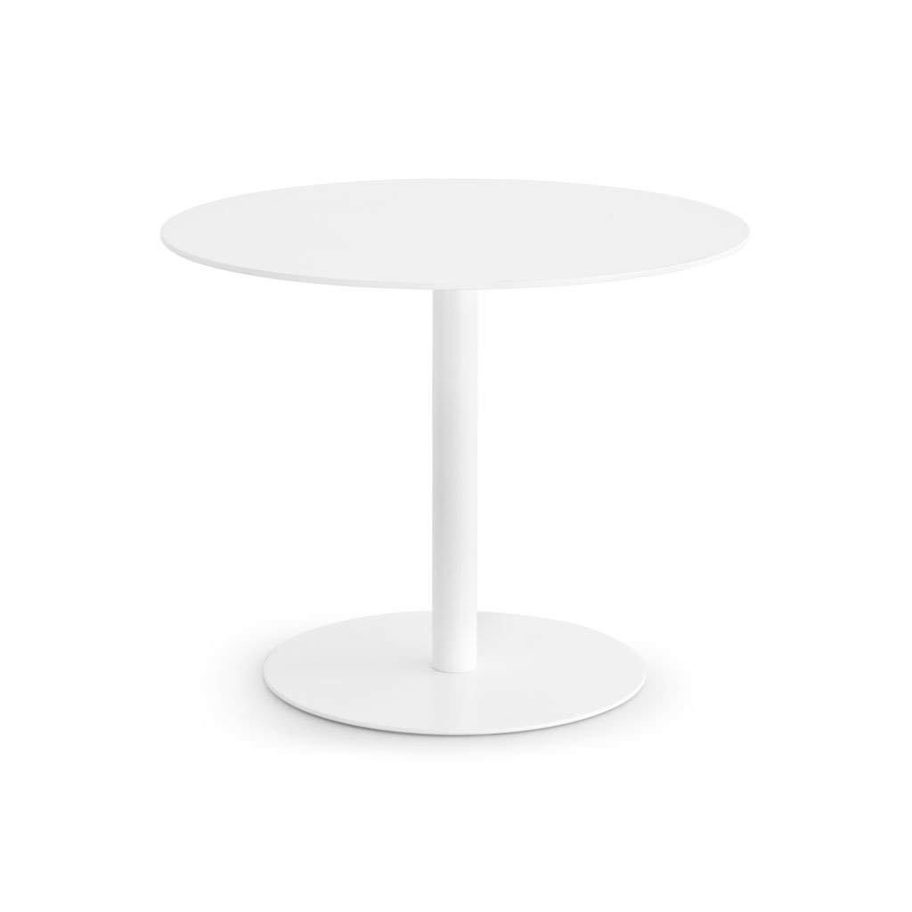 Lapalma Rondo' P86 Bistrotisch (Ø 90cm, weiß lackiert, höhenverstellbar, weiß la... Ø 90cm | weiß lackiert | höhenverstellbar | weiß lackiert P8903+P86W