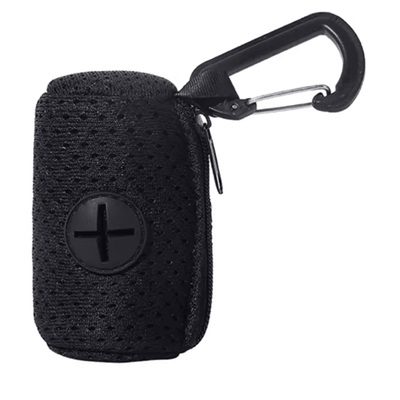 CleanWalk Dog Waste Bag Dispenser With Clip And Waste Bag Holder black