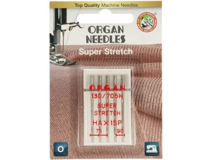 ORGAN NEEDLES 5435075BL machinenaalden, zilver, 75/11 maat, 5
