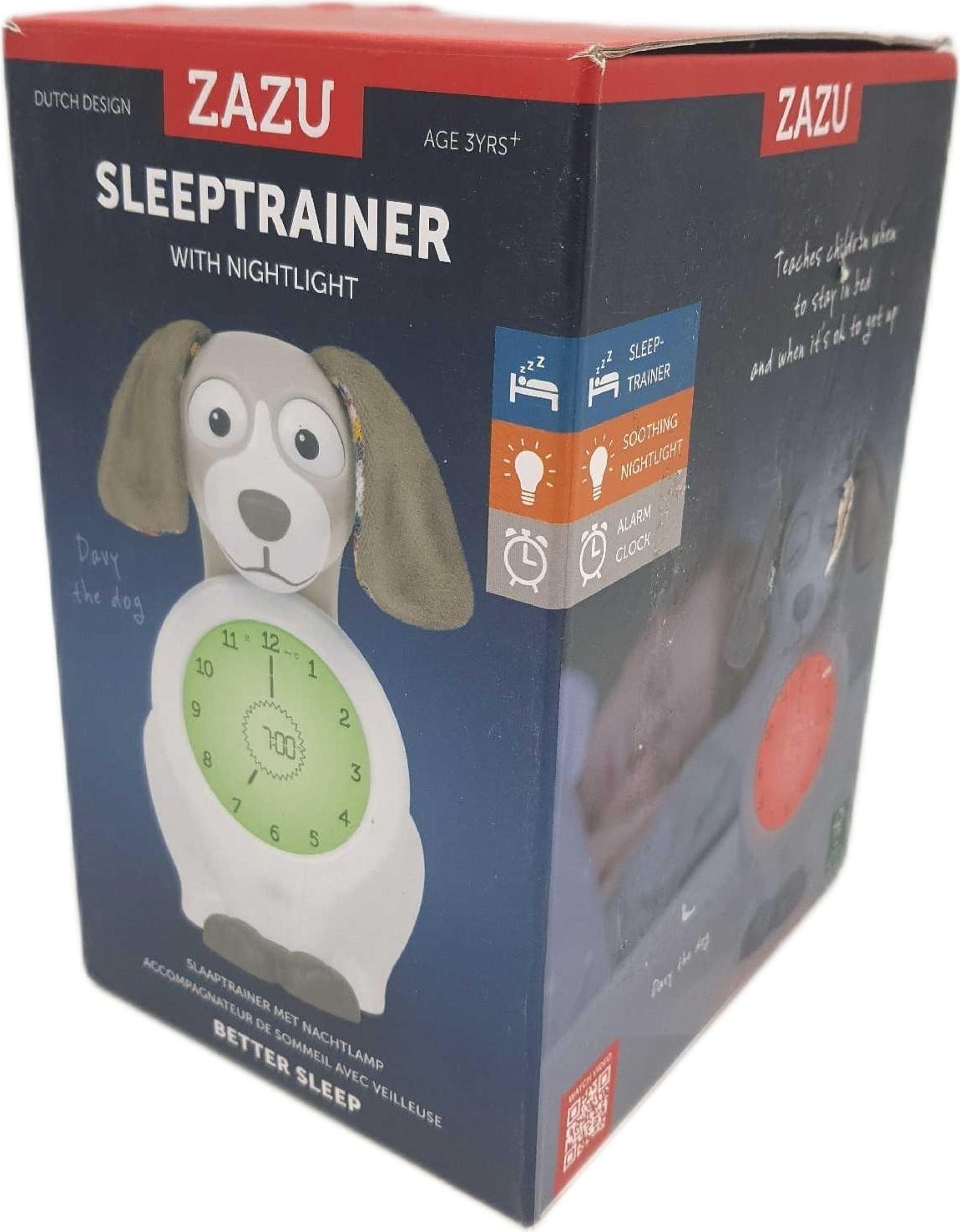 ZAZU Slaaptrainer Hond Davy Taupe