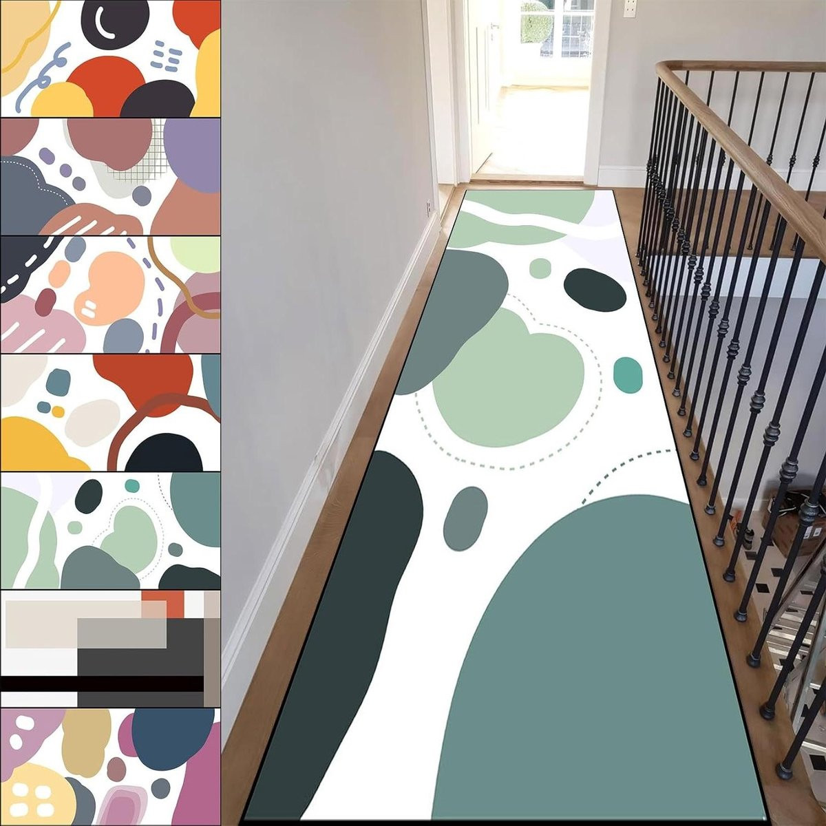 Loper Kleed Hal Loper met Antislip Achterkant voor Hal, Keuken of Badkamer, Breedte: 70 cm, Lengte: 290 cm