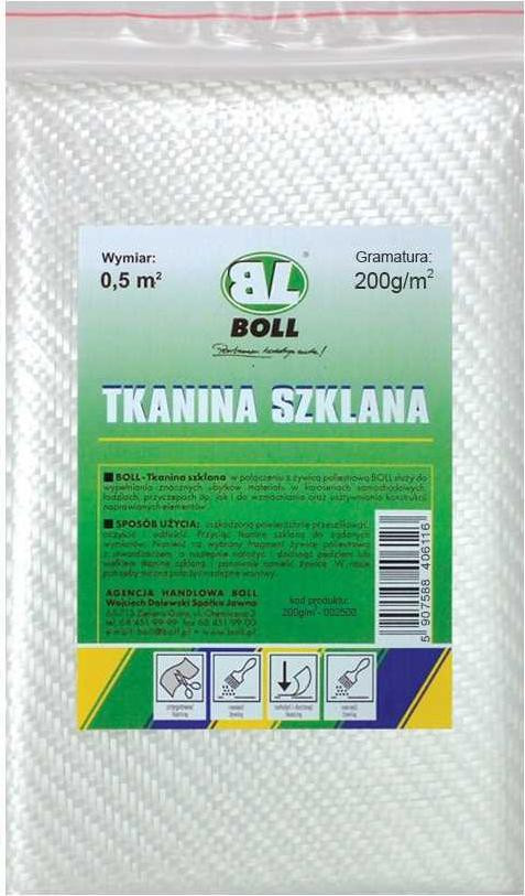 Boll Glasweefsel Gekreukeld 200 g/m2