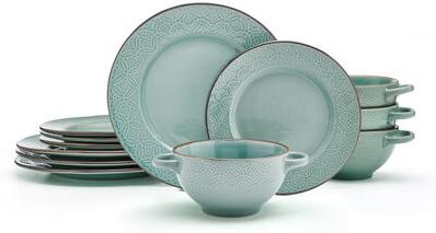 Pfaltzgraff Kori Sage 12-Piece Dinnerware Set, Service for 4 - 12-pc