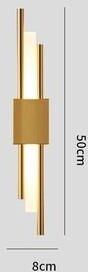 Uplift Picks Modern Nordic LED Wall Lamp Black Gold Indoor Sconce gold nature White (3500 5500k)