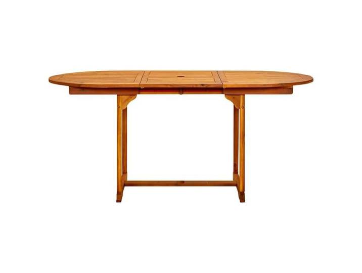 Remise 2026®Table d'Extérieur 2 ou 4 personnes Brun - Table à dîner de jardin - (120-170)x80x75cm - Bois d'acacia massif 145 1445