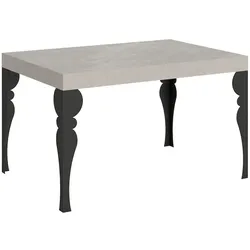 Itamoby Paxon Cashmere ausziehbarer Tisch 120/224x90 cm mit anthrazitfarbenen Beinen