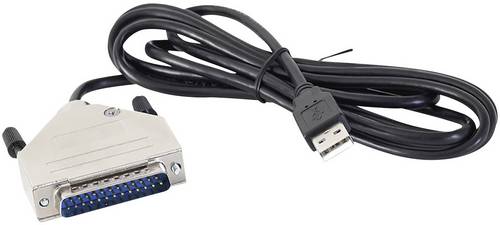 Joy-it 57CNCd25 CNC Controller-Kabel Arduino [1x USB 1.1 Stecker A - 1x D-SUB-Stecker 25pol.] 1.50m Schwarz