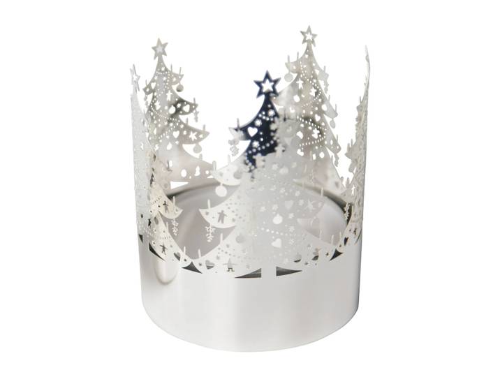 Pluto Design Lanterne médium Sapin Argent