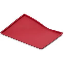 Tchibo - Dauerbackmatte mit Rand - rot