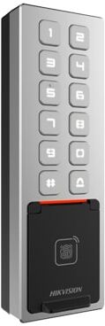 HIKVISION DS-K1T805MBFWX. Terminale Stand Alone con Tastiera,impronta,Bluetooth,Carta