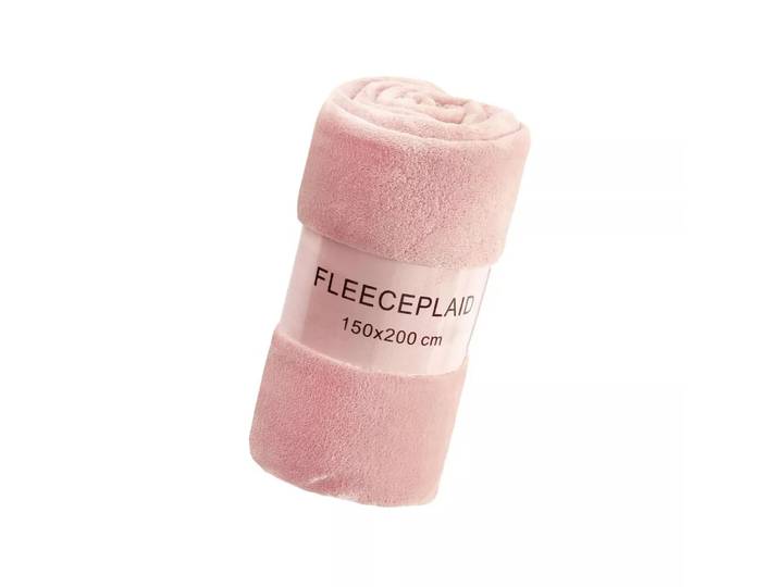 Flair - Fleece Decke, Coral Fleece Decke, 150 x 200 cm, Rosa