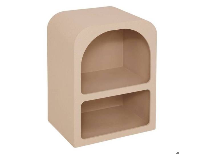 Table de chevet Soleya beige moyen 40x30cm - Atmosphera Créateur d'intérieur