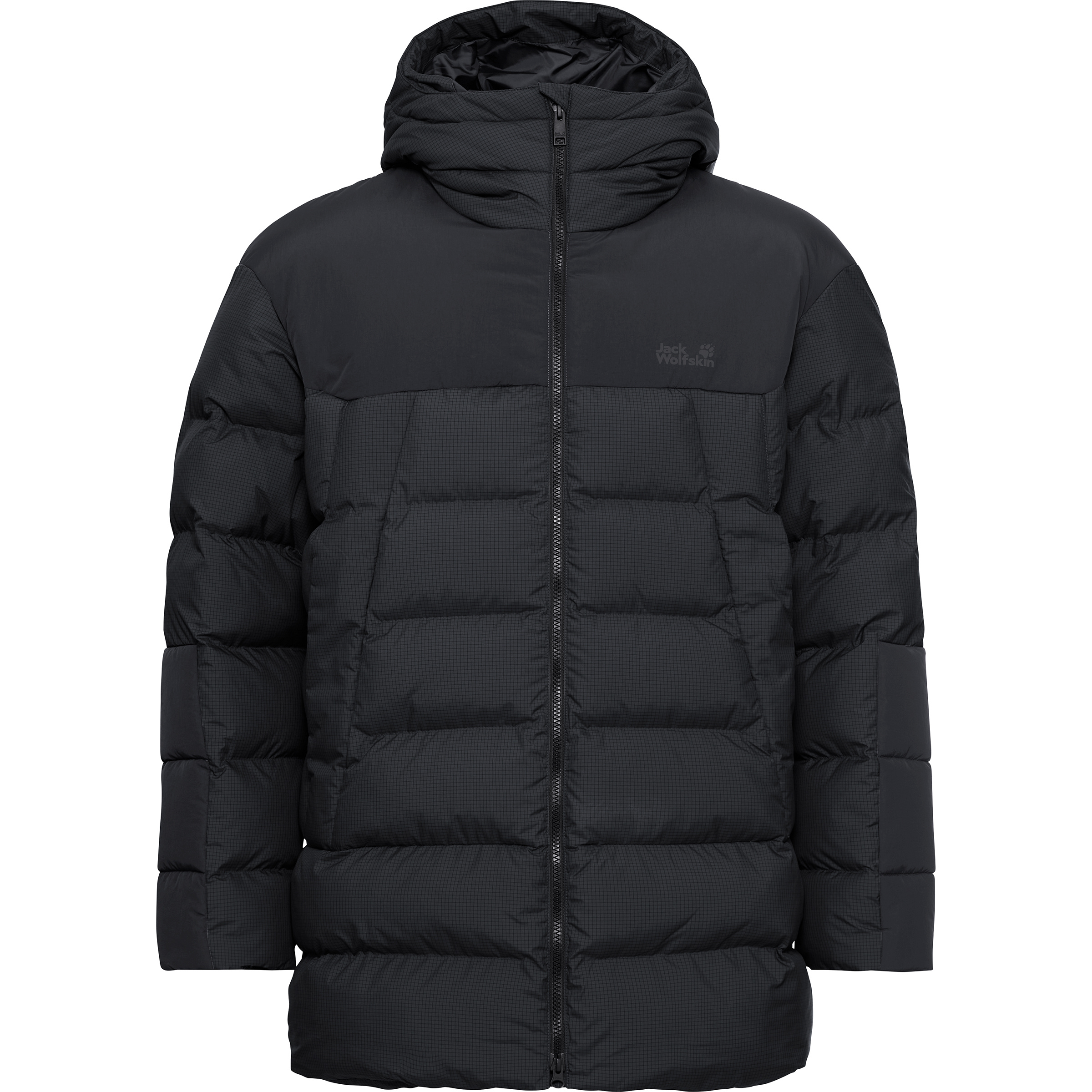 Jack Wolfskin Icy Hollow Herren Isolationsjacke schwarz Größe S Lifestyle Wasserabweisend Wasserabweisend