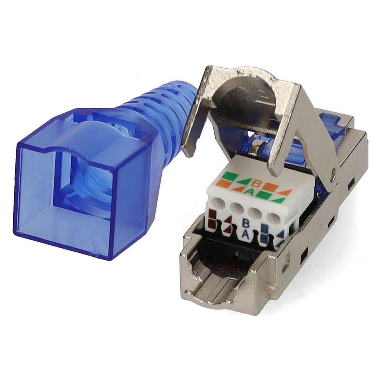 Nedis RJ45-Connector | Male Toolless CAT7 | Straight | Gold Plated | 2 PCs | Box (CCGB89420ME)