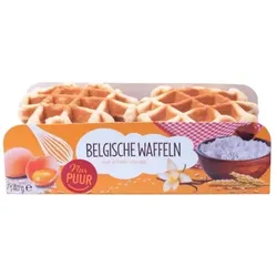 NurPuur Belgische Waffeln mit Vanille bio
