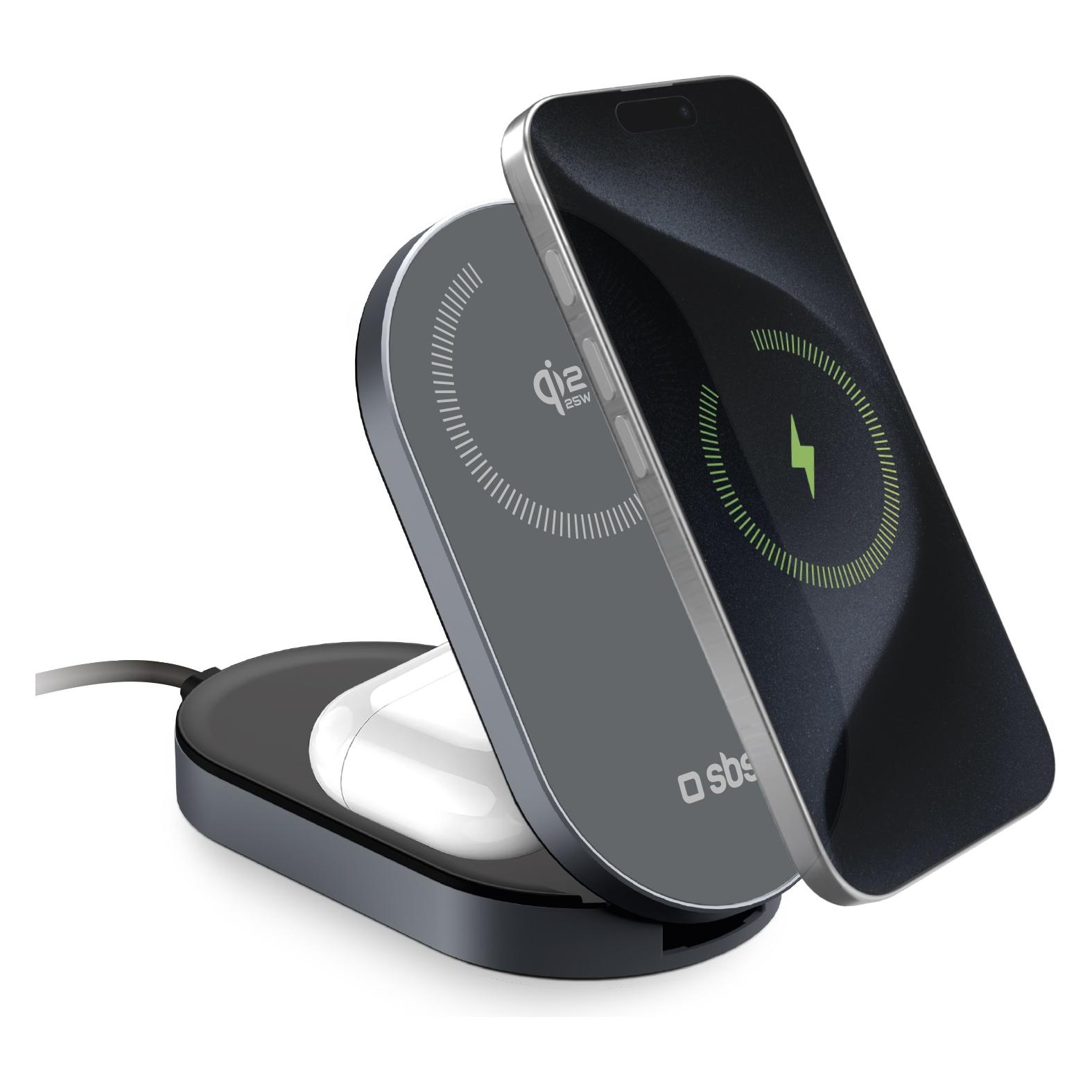 SBS Wireless Ladegerät (35 W) (TEWIRQI225FOLD2IN1)
