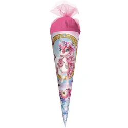 Roth Schultüte 22cm rund Einhorn Beauty
