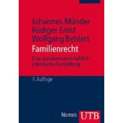 Familienrecht, Taschenbuch von Johannes Münder,Rüdiger Ernst,Wolfgang Behlert, Utb GmbH