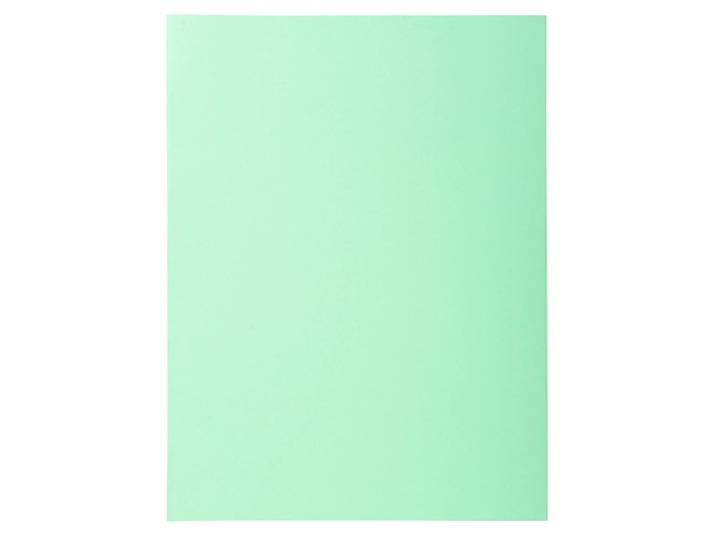 EXACOMPTA Paquet de 50 chemises 2 rabats SUPER 210 - 24x32cm - Vert clair