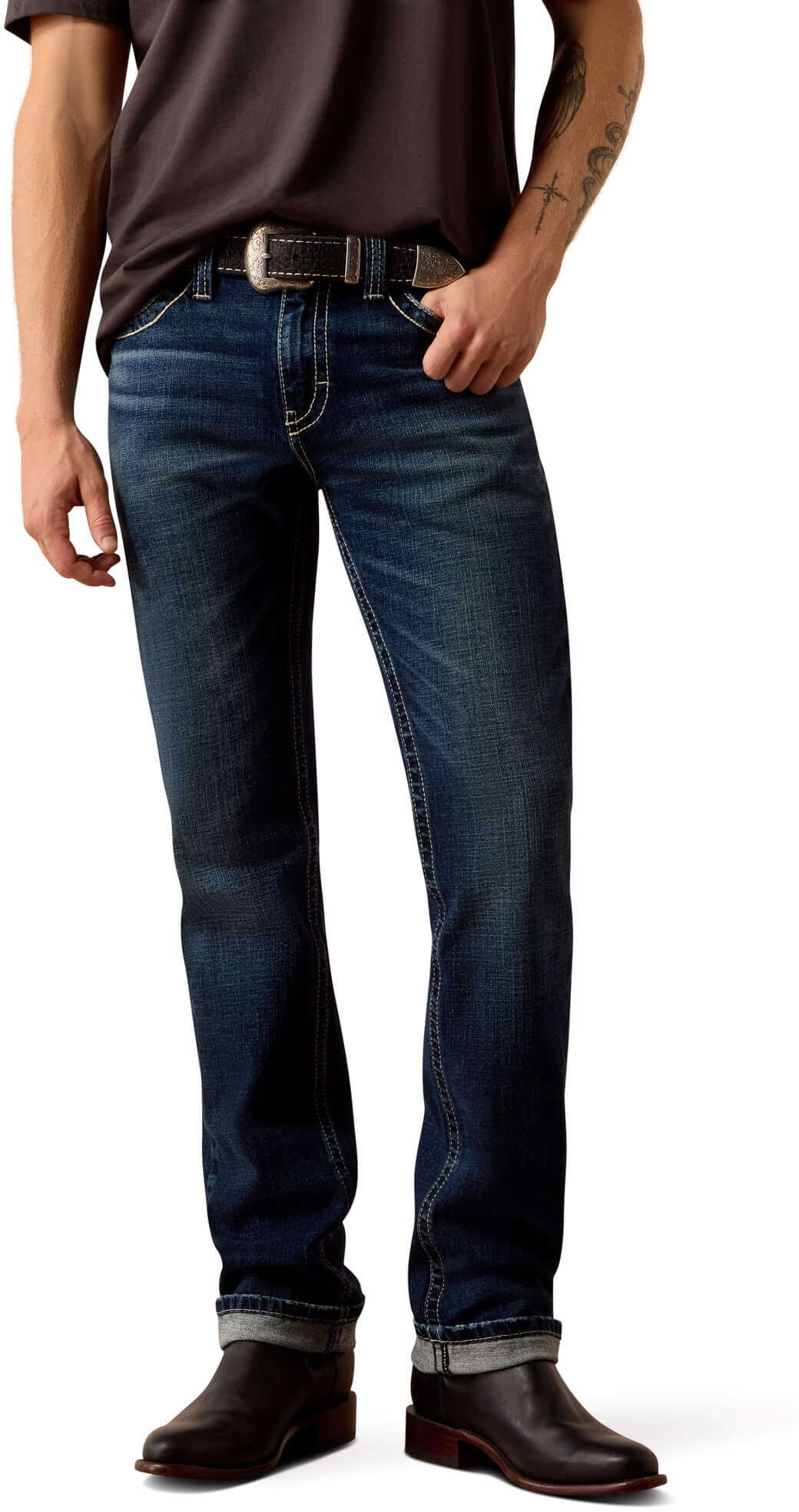 Men's M8 Modern Carlington Slim Straight Leg Jeans in Hillcrest, Size: 32 X by Ariat