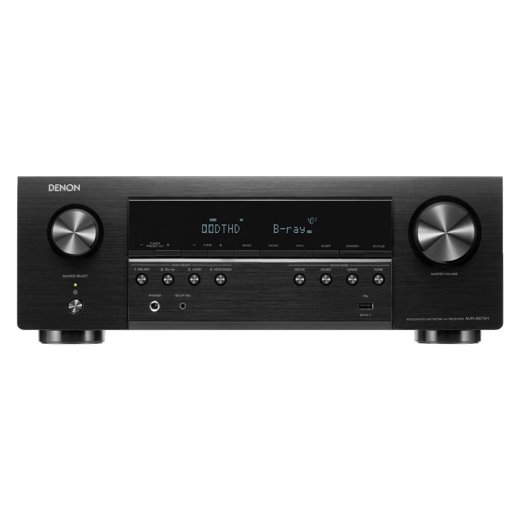 Denon AVR S670H (5.2 Kanal, AM, FM) (AVRS670HBKE2)