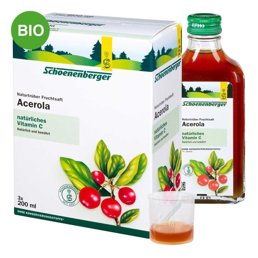 SALUS Pharma GmbH Schoenenberger naturtrüber Fruchtsaft Acerola 00699738
