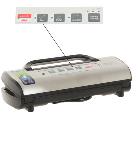 Laica VT3217 - Macchina sottovuoto automatica - Barra saldante da 32cm