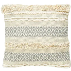 andiamo Kissen Livia Creme-Hellblau 45x45 cm