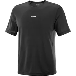 Salomon Herrenshirt Shakeout Core SS Tee - schwarz / M