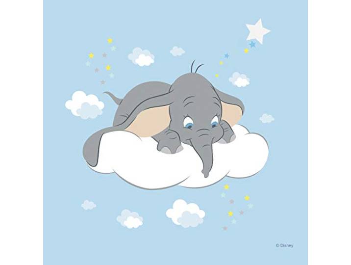 AG Design Coussin décoratif Bleu 40 x 40 cm
