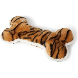 3x Karlie Plush Toy Safari Bone (Plüschspielzeug Hund), Hundespielzeug