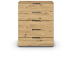 Kommode Flipp Holzoptik Braun Eiche