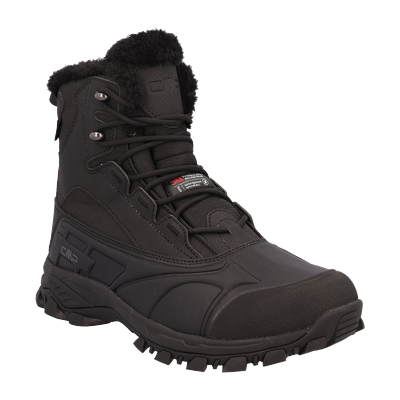 Winterstiefel CMP "FYNNICK SNOW BOOTS WP", Herren, Gr. 44, nero, Synthetik, Schuhe Winterstiefel, Snowboots, Winterstiefel, Winterschuhe,wasserdicht, gefüttert