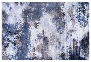 Beverly Rug Queen Abstract Non-Slip Rubber Back Washable Indoor Area Rug