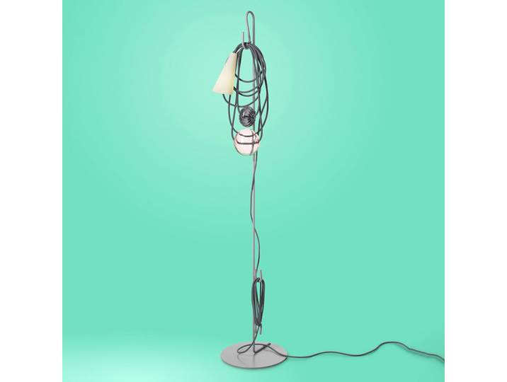 Filo Stehleuchte Amethyst Queen - Foscarini - Wohnzimmer - Design - Metall - Einflammig