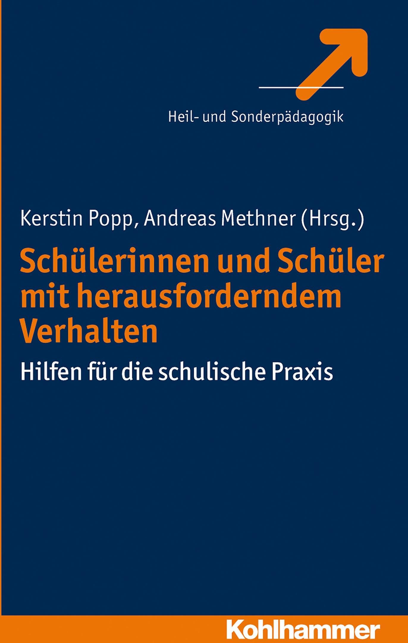Kohlhammer Schülerinnen und Schüler mit herausforderndem Verhalten