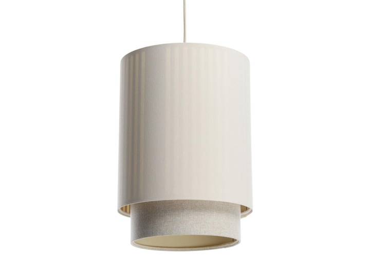 Onzeno Hängeleuchte Beige 25/105 cm, Kunststoff, E27, 0.4x105x30 cm, Lampen & Leuchten, Innenbeleuchtung, Hängeleuchten, Pendelleuchten
