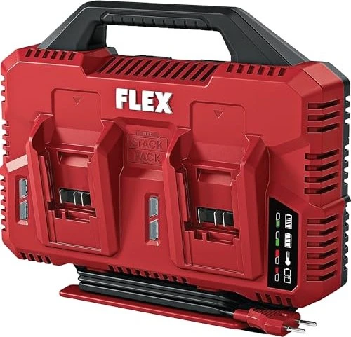 Flex Dual quick charger 1218 V CA SP 2x1218 with charge status indicator in practical design 533152 (4030293269927)