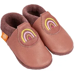 Orangenkinder Krabbel- und Hausschuhe Regenbogen, lila, 20