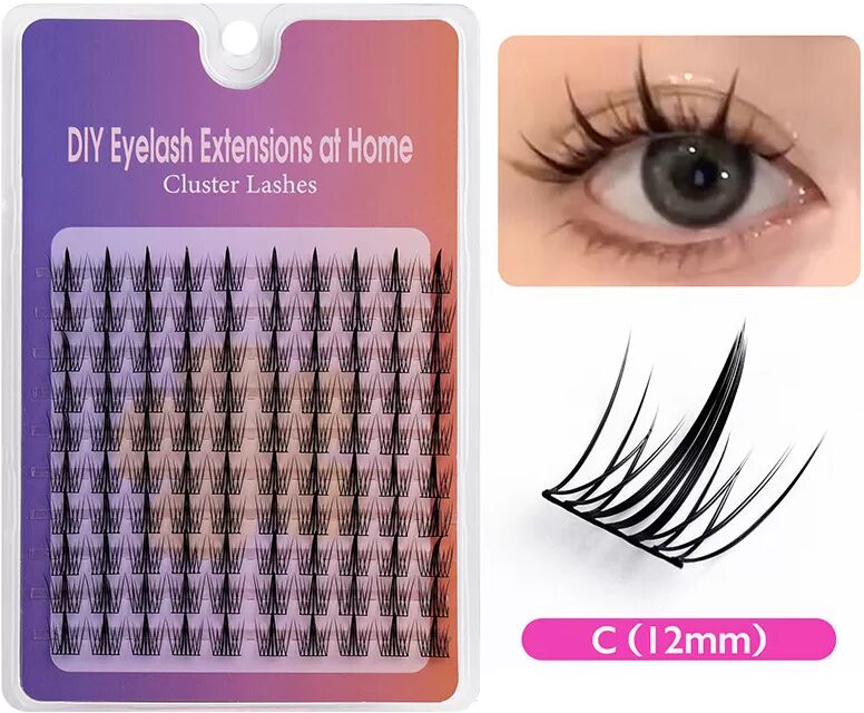 INF Faux cils individuels (10 paires, style chien) model 2