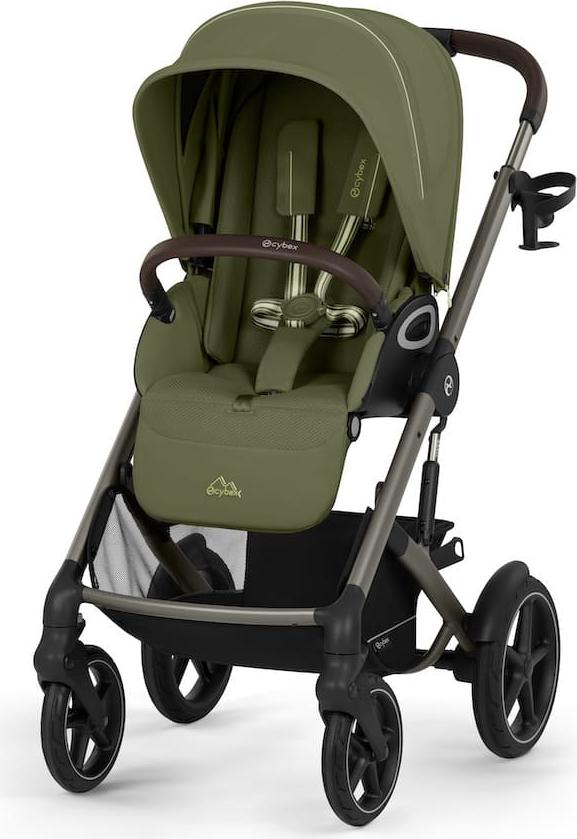 Cybex Talos S Lux Kinderwagen - inkl. Snogga Fußsack, Farbe:Moss Green