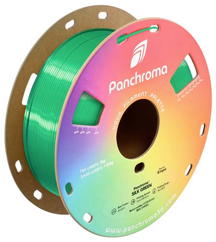 Polymaker CA03007 Panchroma Silk Filament PLA Seidig glänzend 1.75mm 1000g Green, Grün 1St.